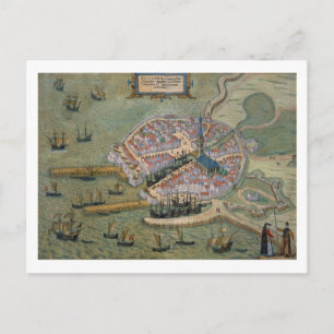 Postale Carte de Flissinga, de "Civitates Orbis Terrarum"