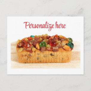 Postale Carte de gâteau aux fruits amusante