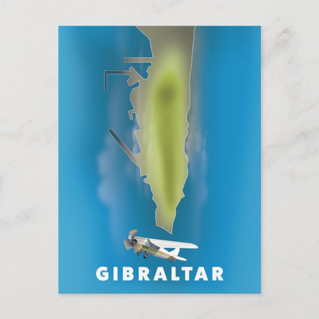 Postale Carte de Gibraltar (Devant)