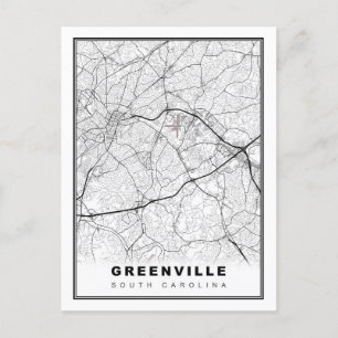 Postale Carte de Greenville