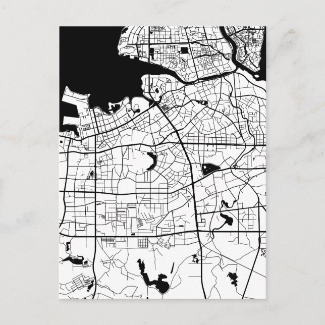 Postale Carte de Haikou Chine (Devant)