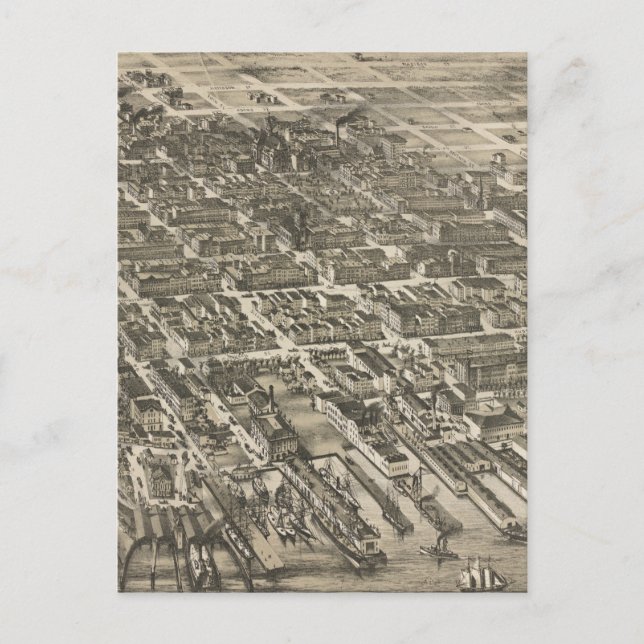 Postale Carte de Hoboken NJ (Devant)