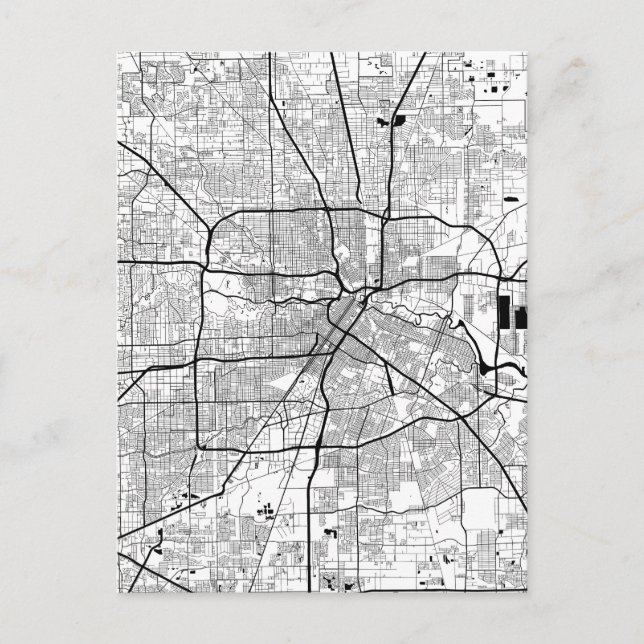 Postale Carte de Houston Texas (Devant)