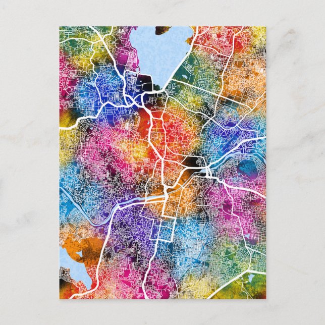 Postale Carte de Hyderabad Telangana (Devant)