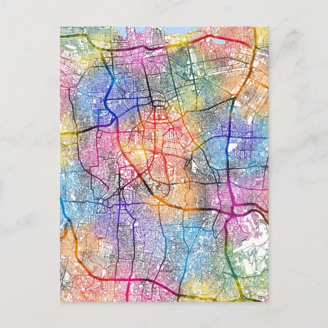 Postale Carte de Jakarta Indonésie (Devant)