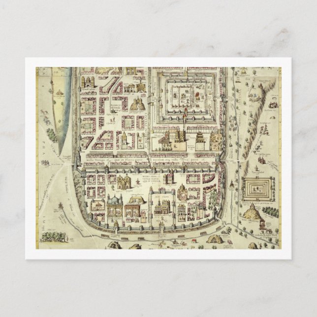 Postale Carte de Jérusalem et des environs, de 'C (Devant)