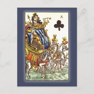 Postale Carte de jeu parisienne, 17ème siècle