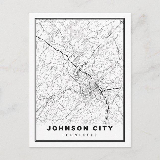Postale Carte de Johnson City (Devant)
