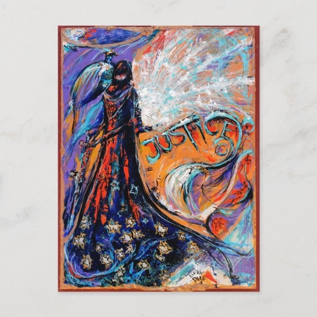 Postale Carte de jonction n° 23 : Justice (Devant)