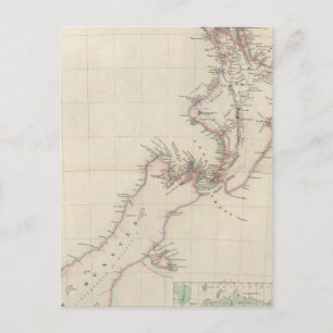 Postale Carte de la colonie de Nouvelle-Zélande