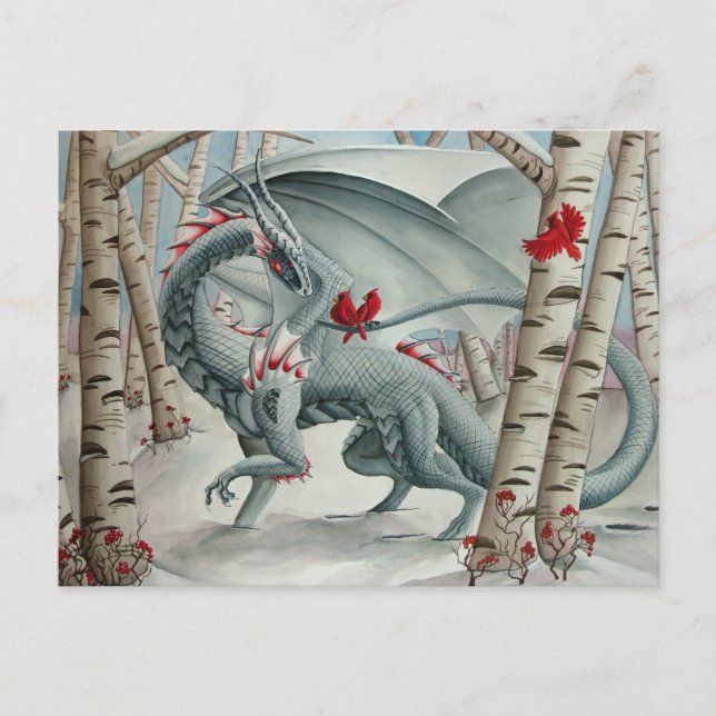 Postale Carte de la Dame de la Forêt (Devant)