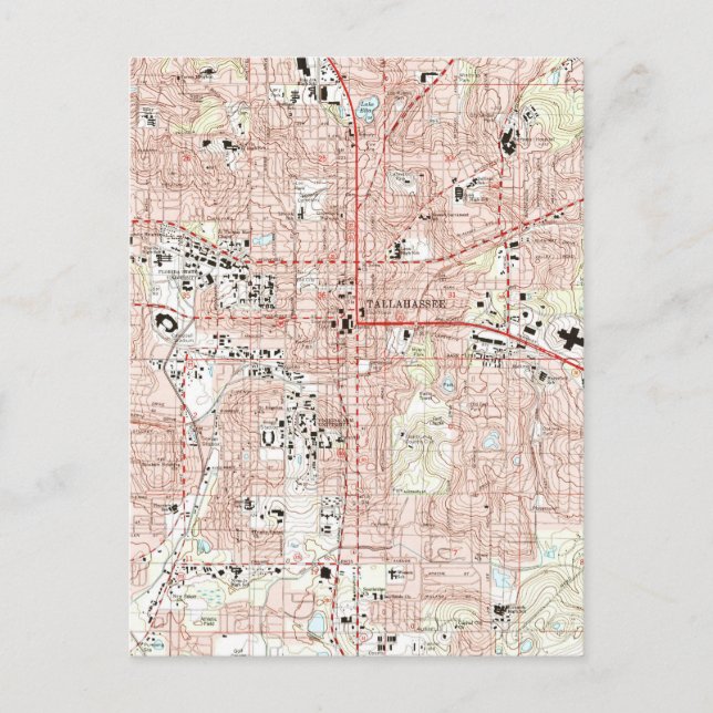 Postale Carte de la Floride de Tallahassee (1999) (Devant)