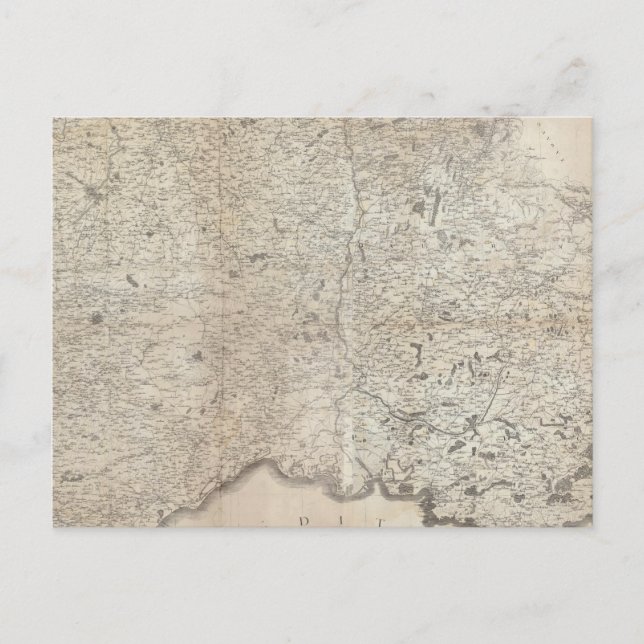 Postale Carte de la France SE (Devant)