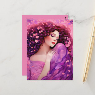 Postale Carte de la Galentine "Pour toi pour toujours"