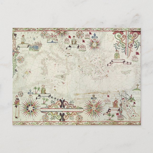 Postale Carte de la Méditerranée, 1625 (Devant)