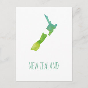 Postale Carte de la Nouvelle-Zélande