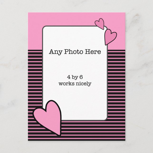 Postale Carte de la Saint-Valentin avec ma photo (Devant)