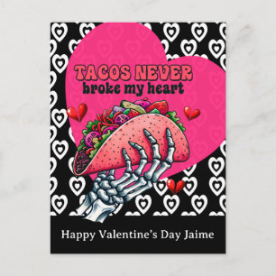 Postale Carte de la Saint-Valentin Taco Hearts