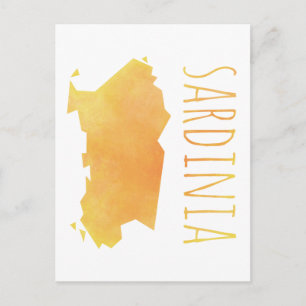 Postale Carte de la Sardaigne
