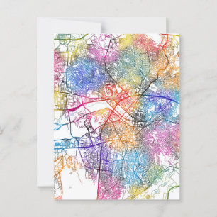 Postale Carte de la ville d'Ankara Turquie