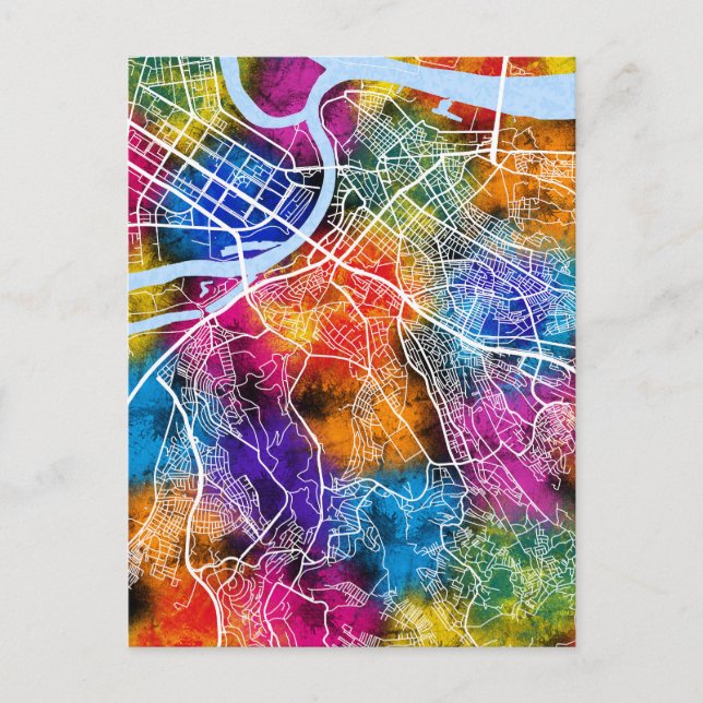 Postale Carte de la ville de Belgrade Serbie (Devant)