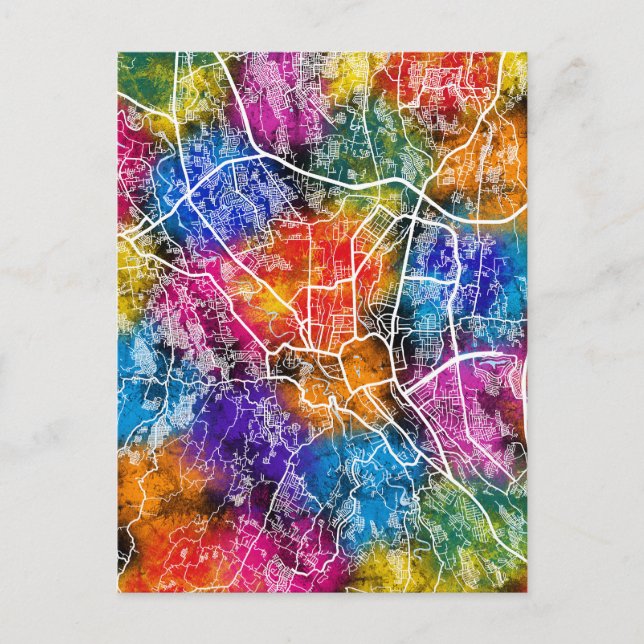 Postale Carte de la ville de Bogor en Indonésie (Devant)