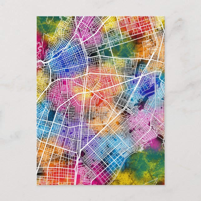 Postale Carte de la ville de Cali Colombia (Devant)