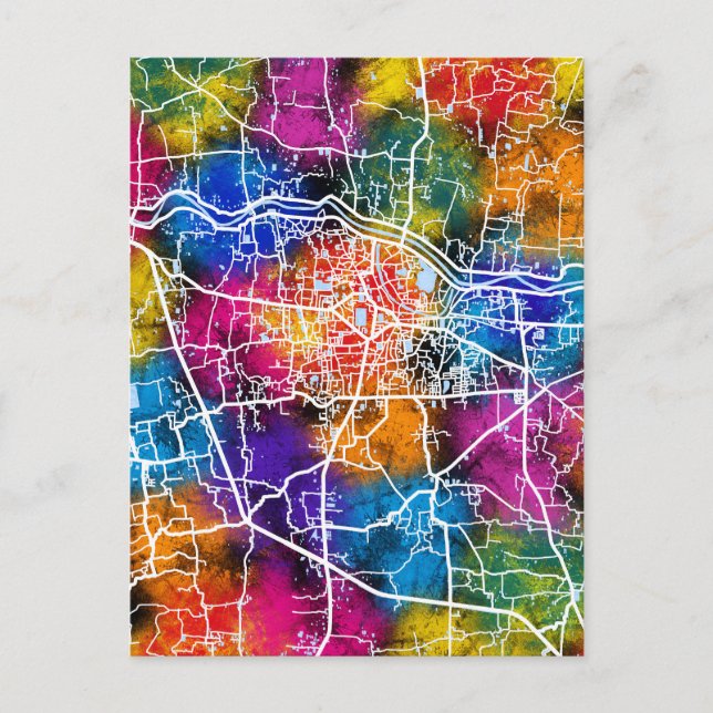 Postale Carte de la ville de Cumilla (Devant)