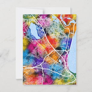 Postale Carte de la ville de Gqeberha en Afrique du Sud