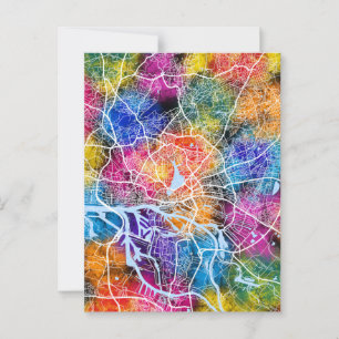 Postale Carte de la ville de Hambourg Allemagne