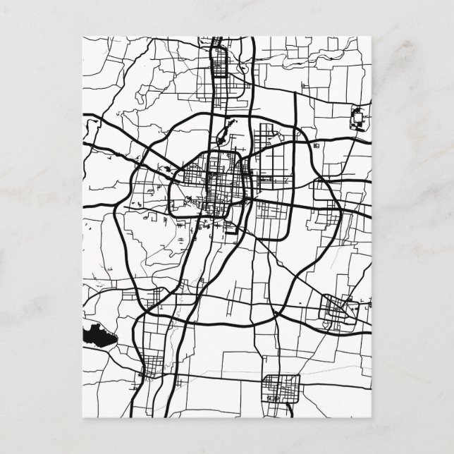Postale Carte de la ville de Handan Chine (Devant)