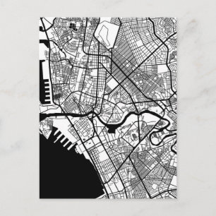 Postale Carte de la ville de Manille Philippines