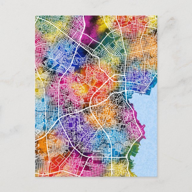 Postale Carte de la ville de Maracaibo Venezuela (Devant)