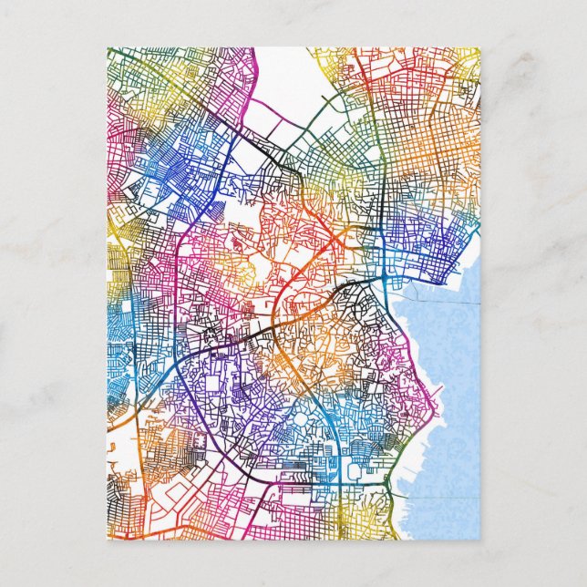 Postale Carte de la ville de Maracaibo Venezuela (Devant)