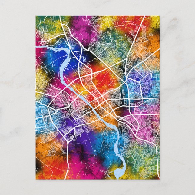 Postale Carte de la ville de Mossoul Iraq (Devant)