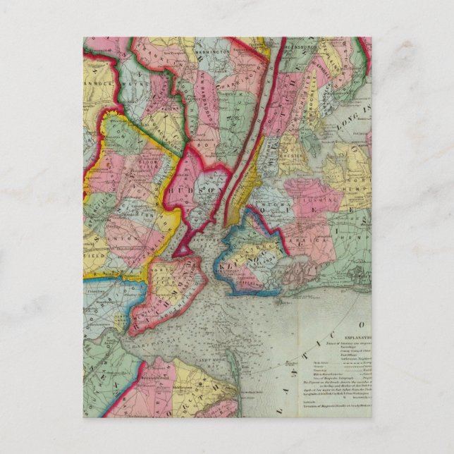 Postale Carte De La Ville De New York (Devant)