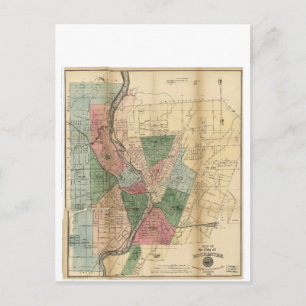 Postale Carte de la ville de Rochester New York (1879)