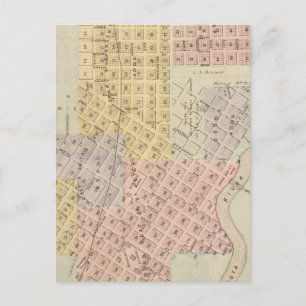 Postale Carte de la ville de Saint-Pierre, Minnesota