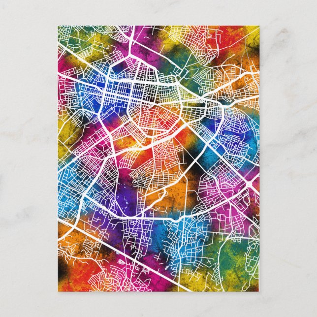 Postale Carte de la ville de Sofia (Devant)