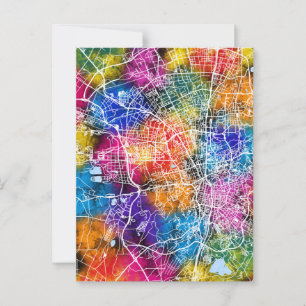 Postale Carte de la ville de Ürümqi en Chine