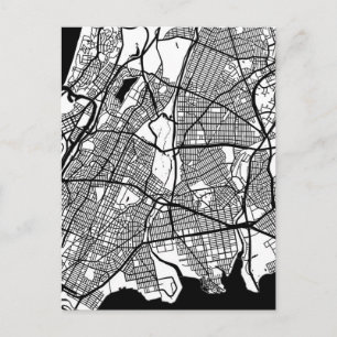 Postale Carte de la ville du Bronx États-Unis