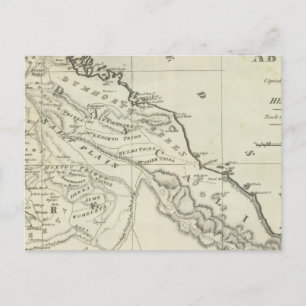 Postale Carte de l'Abyssinie