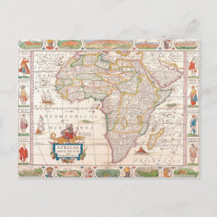 Postale Carte de l'Afrique 2