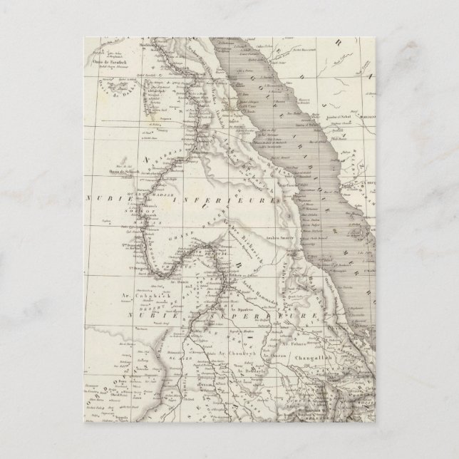 Postale Carte de l'Afrique orientale (Devant)