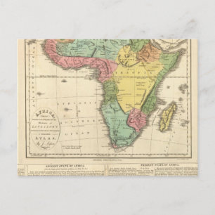 Postale Carte de l'Atlas africain 2