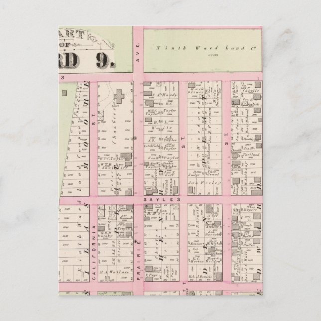 Postale Carte de l'Atlas de l'asile des orphelins catholiq (Devant)