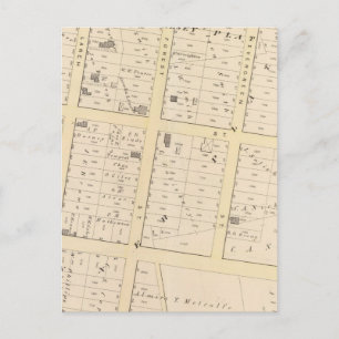 Postale Carte de l'Atlas de l'île de Rhode