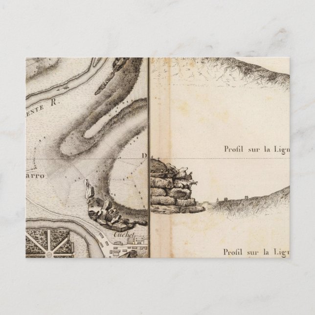 Postale Carte de l'Atlas La Charente (Devant)