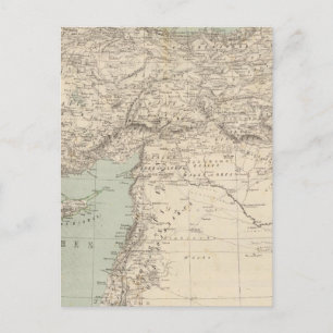 Postale Carte de l'Atlas turc