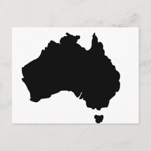 Postale Carte de l'Australie